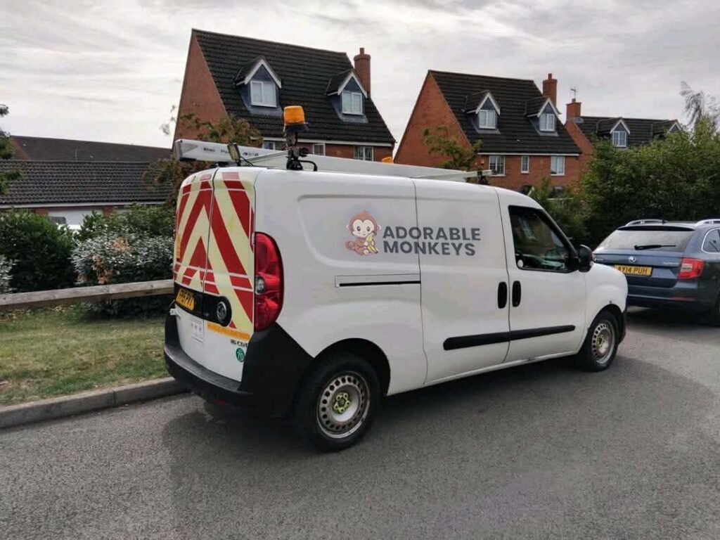 our delivery van
